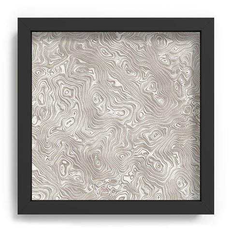 Patricia Ivory Cream Silk Moire Recessed Framing Square