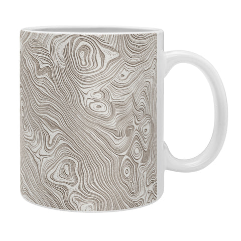 Patricia Ivory Cream Silk Moire Coffee Mug