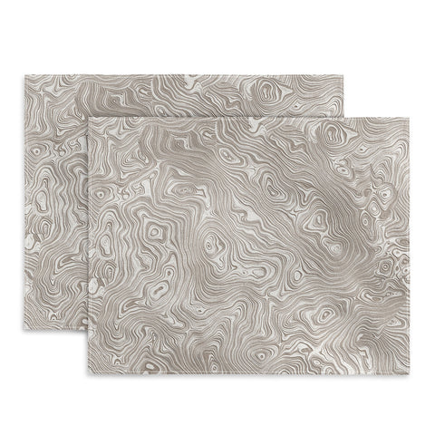 Patricia Ivory Cream Silk Moire Placemat