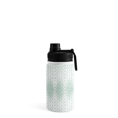 Patricia Velvet Abstract Snakeskin Mint Water Bottle