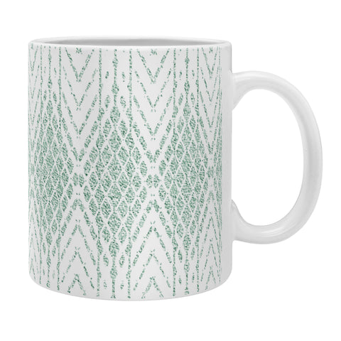Patricia Velvet Abstract Snakeskin Mint Coffee Mug