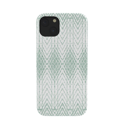 Patricia Velvet Abstract Snakeskin Mint Phone Case