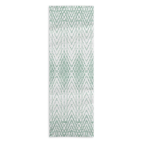 Patricia Velvet Abstract Snakeskin Mint Yoga Towel