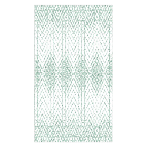 Patricia Velvet Abstract Snakeskin Mint Tablecloth