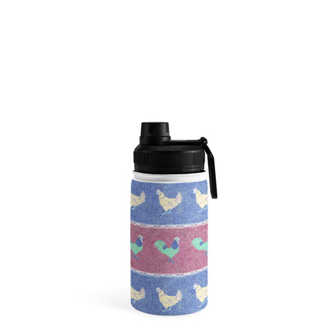 Patricia Velvet Chicken Rooster Stripe Water Bottle