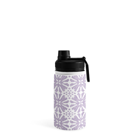 Patricia Velvet Circle Mandala Lilac Water Bottle