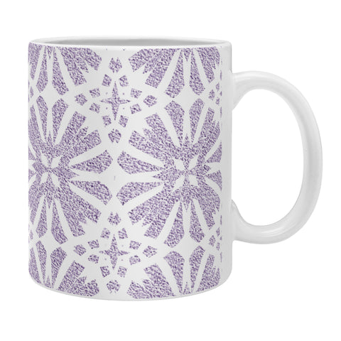 Patricia Velvet Circle Mandala Lilac Coffee Mug