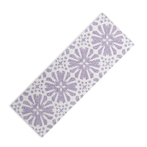 Patricia Velvet Circle Mandala Lilac Yoga Mat