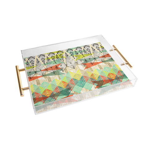 Pattern State Arrow Dawn Acrylic Tray