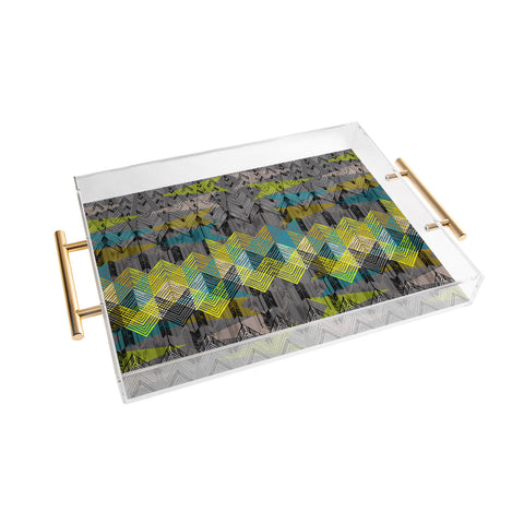 Pattern State Arrow Night Acrylic Tray