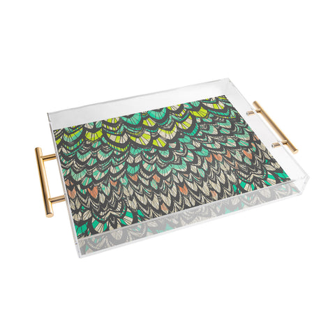 Pattern State Flock Acrylic Tray