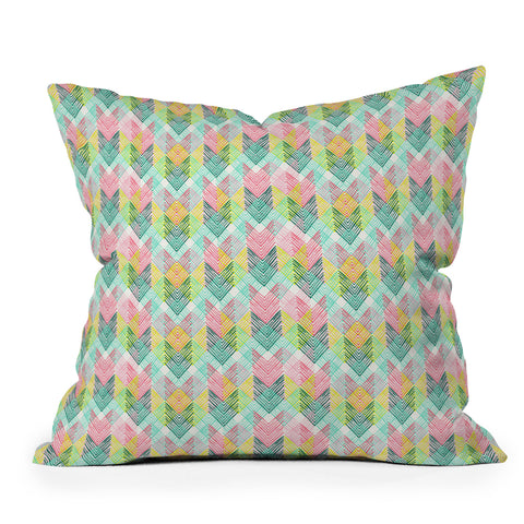 Pattern State Hatch Desert Outdoor Throw Pillow