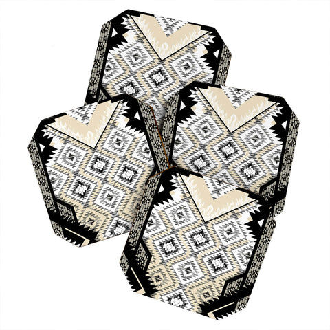 Pattern State Maker Tribe Coaster Set