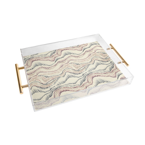Pattern State Marble Sketch Acrylic Tray