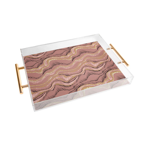 Pattern State Marble Sketch Sedona Acrylic Tray