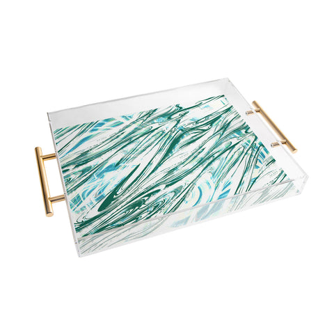 Pattern State Marble Wave Acrylic Tray