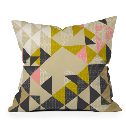 Pattern State Nomad Quilt Outdoor Throw Pillow