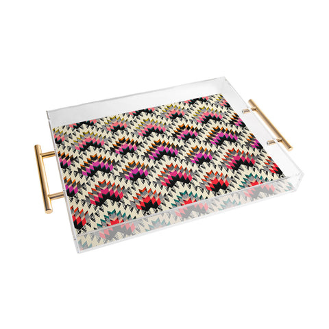 Pattern State Peaks Acrylic Tray