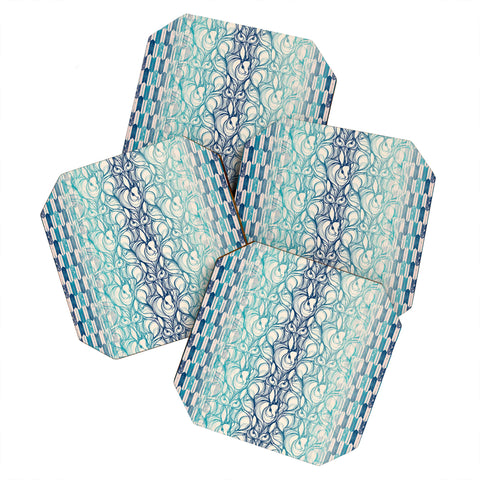 Pattern State Rabbit Run Coaster Set