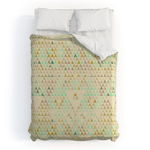 Pattern State Triangle Lake Duvet Cover