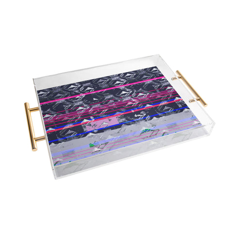 Pattern State Triangle Seas Acrylic Tray