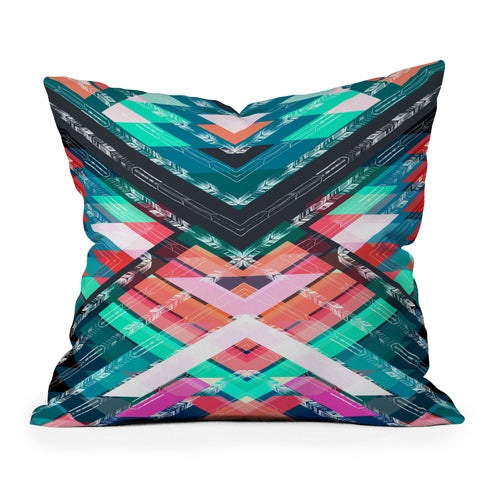 Pattern State Valencia Fest Outdoor Throw Pillow