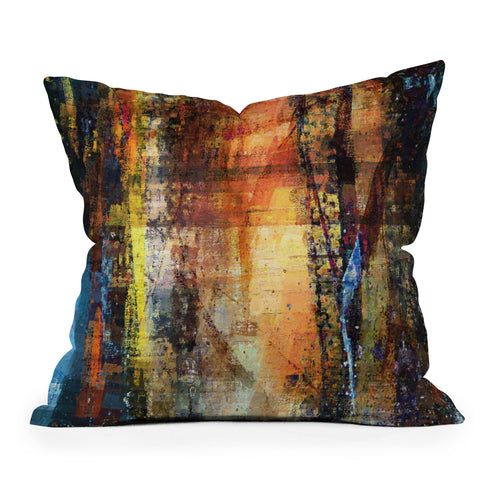 Paul Kimble Anger Outdoor Throw Pillow