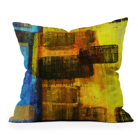 Paul Kimble Cafeteria Outdoor Throw Pillow