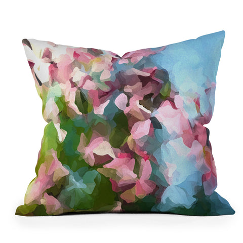 Paul Kimble Cherry Outdoor Throw Pillow