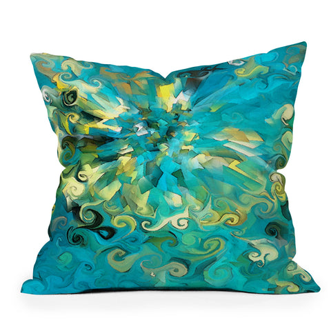 Paul Kimble Fireworks Fiasco Outdoor Throw Pillow