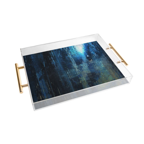 Paul Kimble Night In The Forest Acrylic Tray