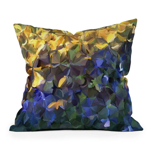 Paul Kimble The Flowers Outdoor Throw Pillow