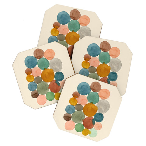 Pauline Stanley Connected Dots Coaster Set