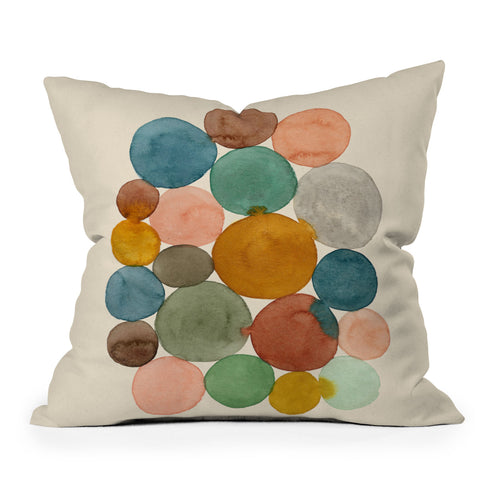 Pauline Stanley Connected Dots Outdoor Throw Pillow