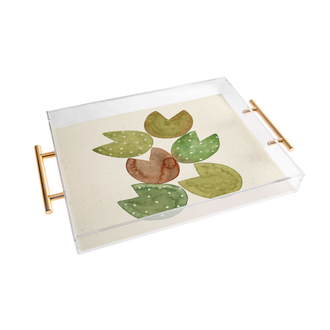 Pauline Stanley Lilly Pads Acrylic Tray