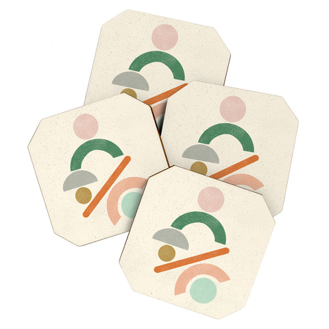 Pauline Stanley Mobile Shapes Coaster Set