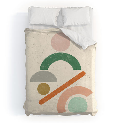 Pauline Stanley Mobile Shapes Duvet Cover