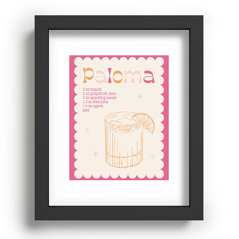 Peony Creative Co Paloma Cocktail Recessed Framing Rectangle