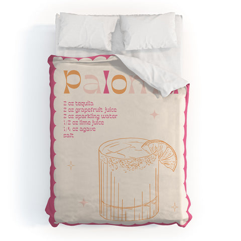 Peony Creative Co Paloma Cocktail Duvet Cover