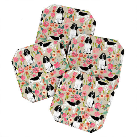 Petfriendly English Springer Spaniel Coaster Set