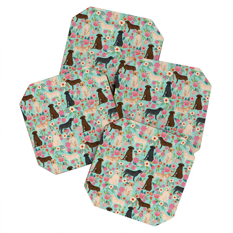 Petfriendly Labrador Retriever dog breed Coaster Set