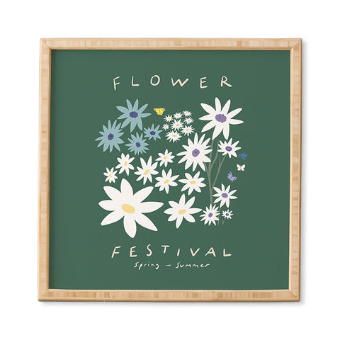 Phirst Flower Festival Framed Wall Art