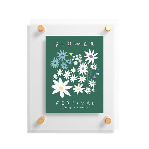 Phirst Flower Festival Floating Acrylic Print