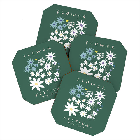 Phirst Flower Festival Coaster Set