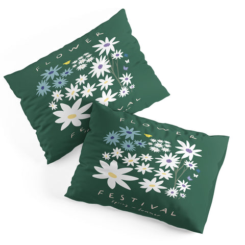 Phirst Flower Festival Pillow Shams
