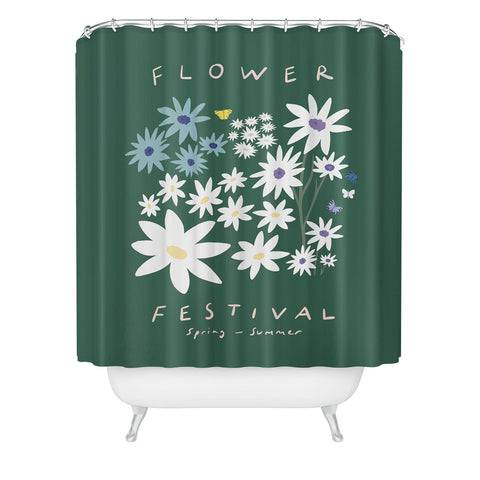 Phirst Flower Festival Shower Curtain