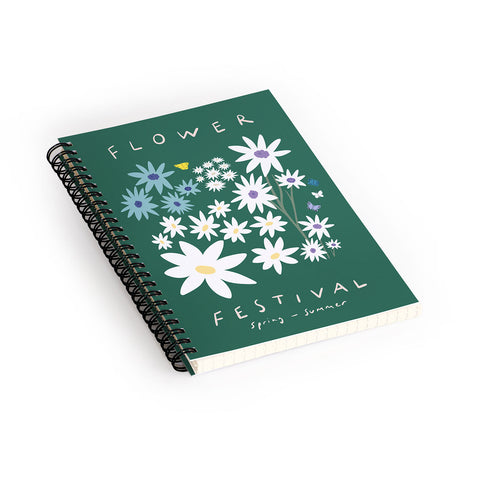 Phirst Flower Festival Spiral Notebook