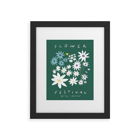 Phirst Flower Festival Framed Art Print