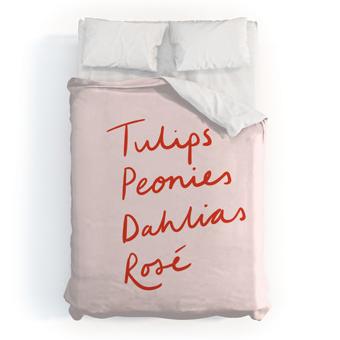 Phirst Flowers and Wine Duvet Cover