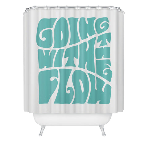 Phirst Going with the flow Shower Curtain